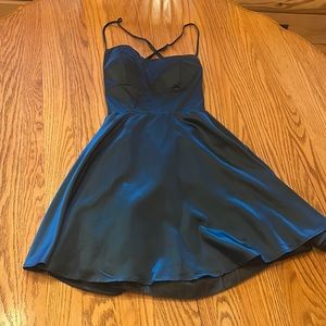 Windsor Satin Green Dress